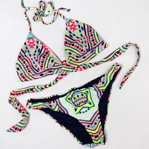 Mara Hoffman Estrada bikini wrap top & bottoms